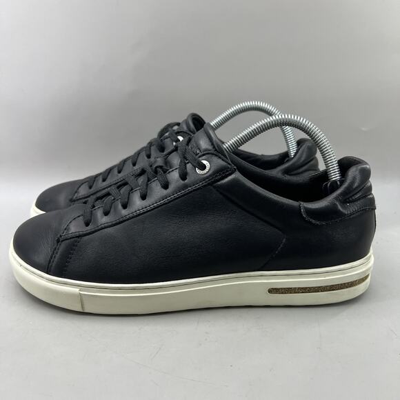 Birkenstock Bend Low Shoes Mens Size 8 Black Leather Lace Up Comfort Sneakers - Picture 3 of 8